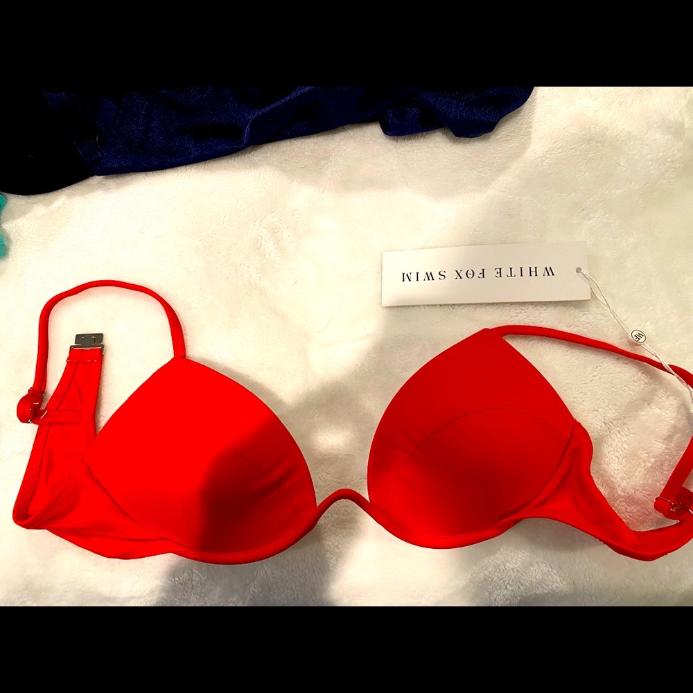 Red push up bikini top!